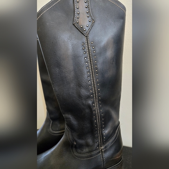 Freebird Leather Western Zip up Handcrafted Boots NIB Black size Women's 11 - Picture 5 of 9